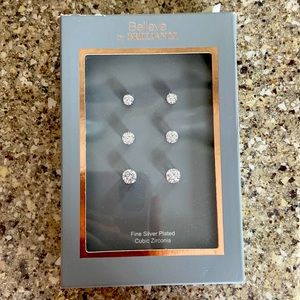 Fine silver plated earrings